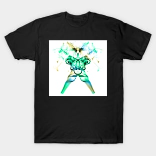 Unique and organic Smoke Art Abstract design T-Shirt